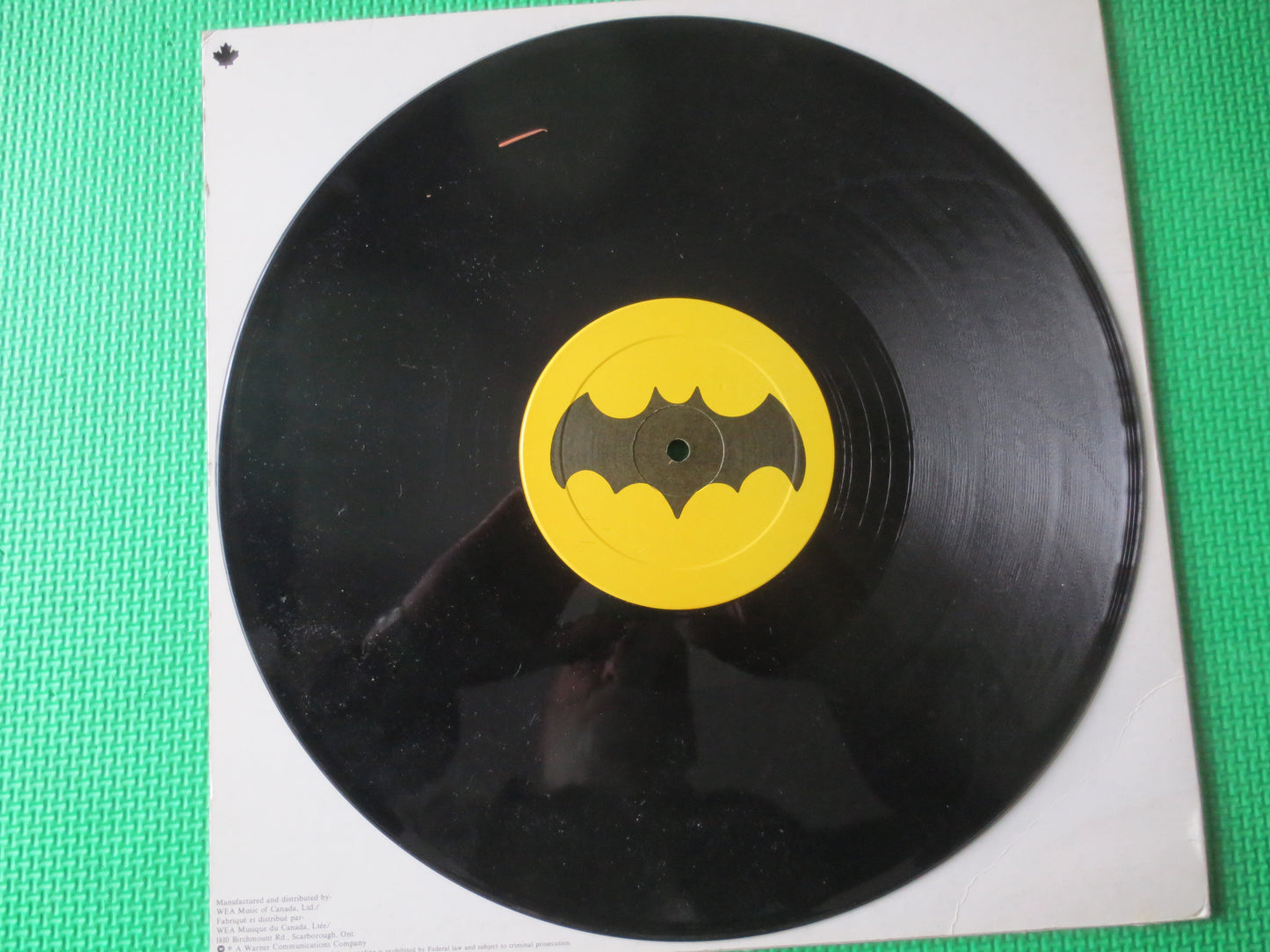 BATMAN, EMILIO PASQUEZ, Vintage Vinyl, Record Vinyl, Batman Record, Vinyl Record, Vinyl lps, lps, Rock Record, 1988 Records