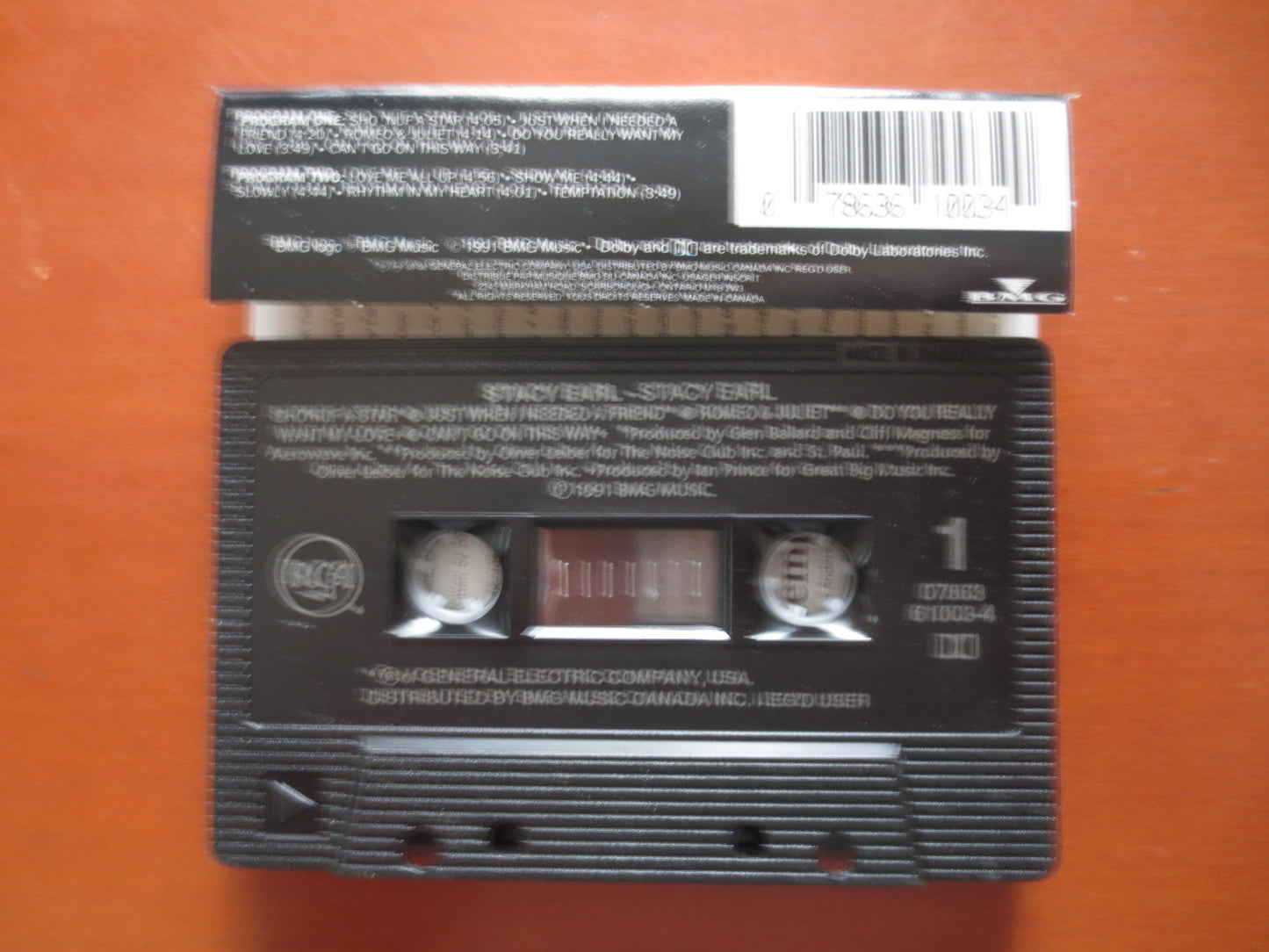 STACY EARL Tape, STACY Earl, Stacy Earl Music, Pop Tape, Tape Cassette, Stacy Earl Cassette, Stacy Earl Song, 1991 Cassette