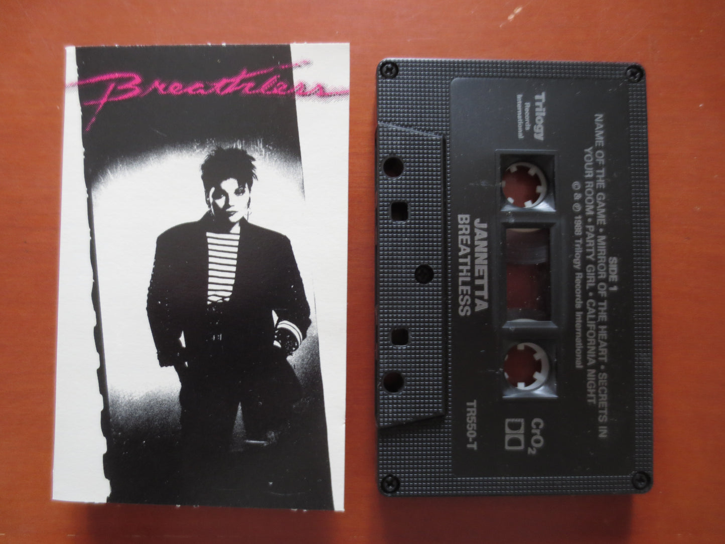 JANNETTA Tape, BREATHLESS Tape, JANNETTA Music, Tape Cassette, Jannetta Cassette, Jannetta Song, Disco Tape, 1988 Cassette