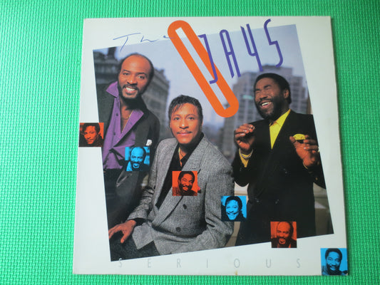 The O'JAYS, SERIOUS, The O'JAYS lp, Vintage Vinyl, Record Vinyl, Record, Vinyl Record, Vinyl, Disco Records, 1989 Records