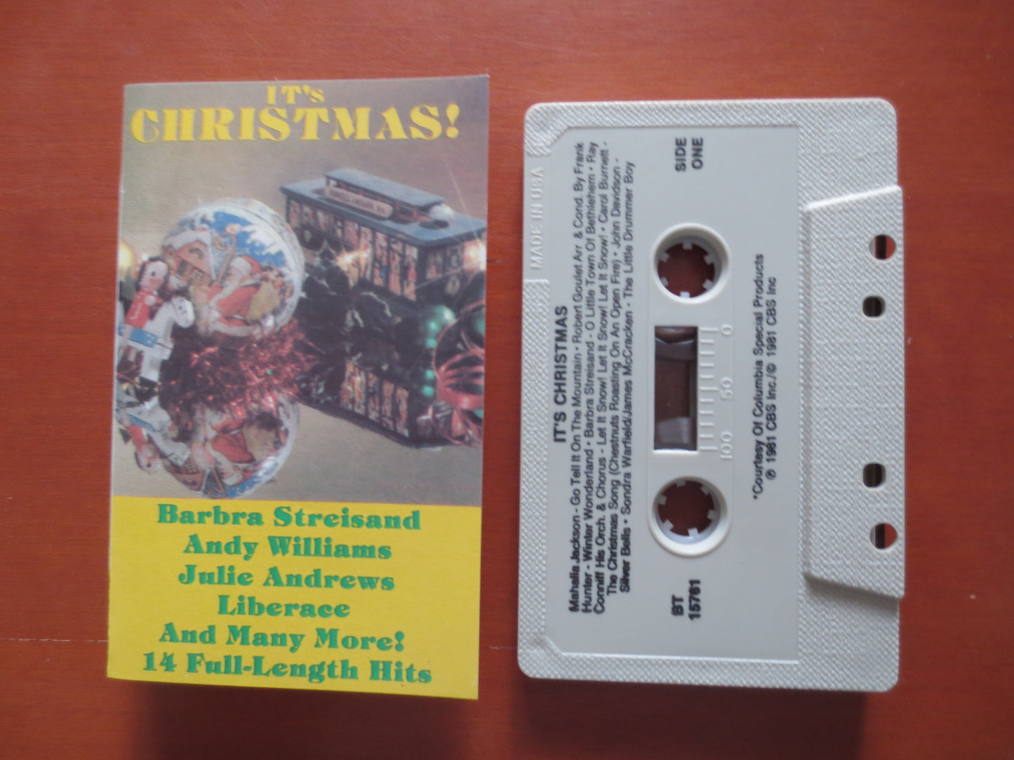 CHRISTMAS Tape, CHRISTMAS Music, CHRISTMAS Cassette, Christmas Song, Julie Andrews Tape, Liberace Cassette, 1981 Cassette