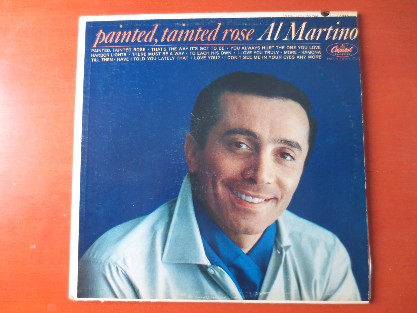 AL MARTINO, PAINTED, Tainted Rose, Al Martino Album, Al Martino Vinyl, Al Martino Lp, Vinyl Albums, Lp, 1963 Records