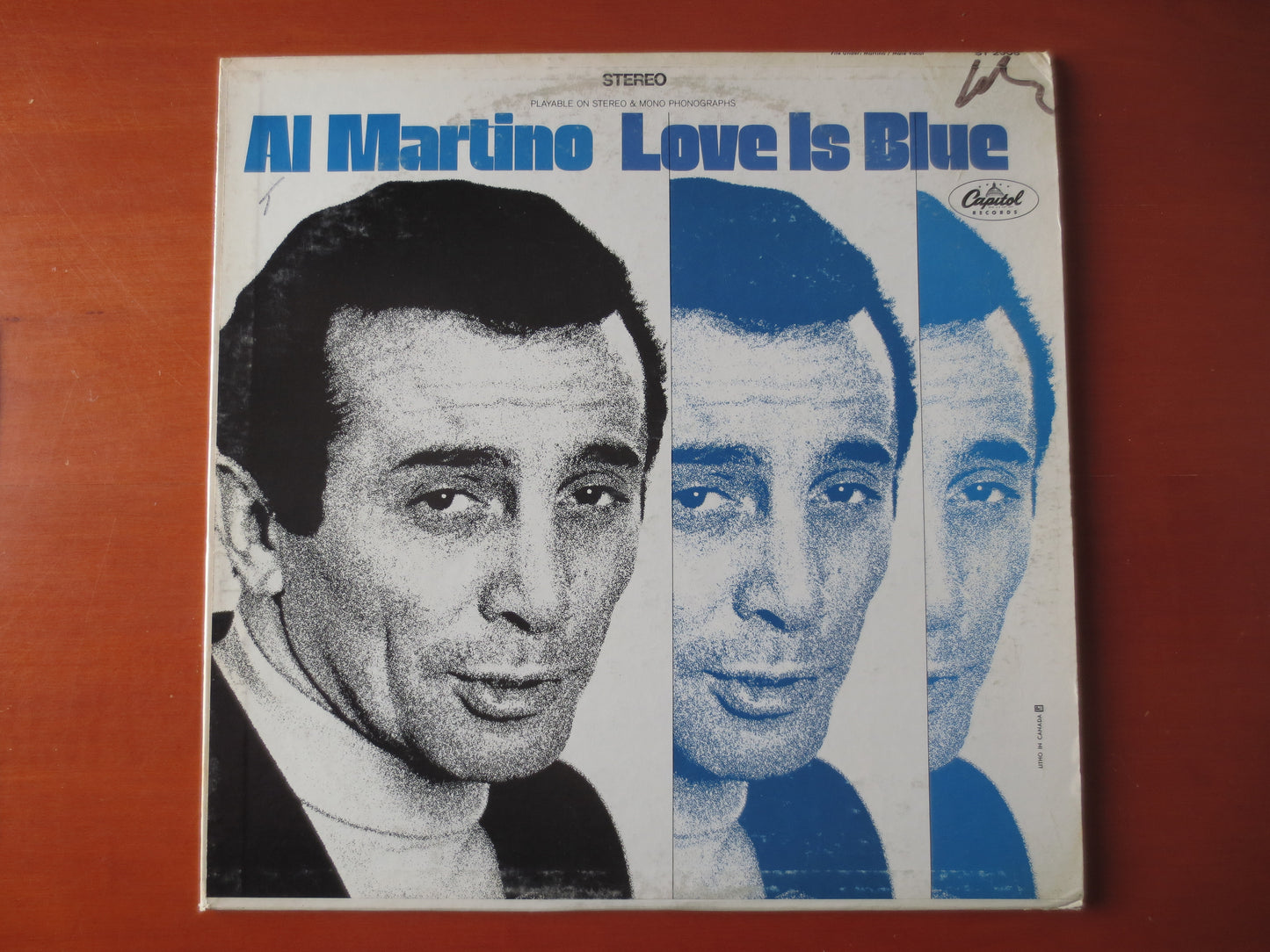 AL MARTINO Record, LOVE is Blue, Al Martino Album, Al Martino Vinyl, Al Martino Lp, Vinyl, Vinyl Albums, Lps, 1968 Records