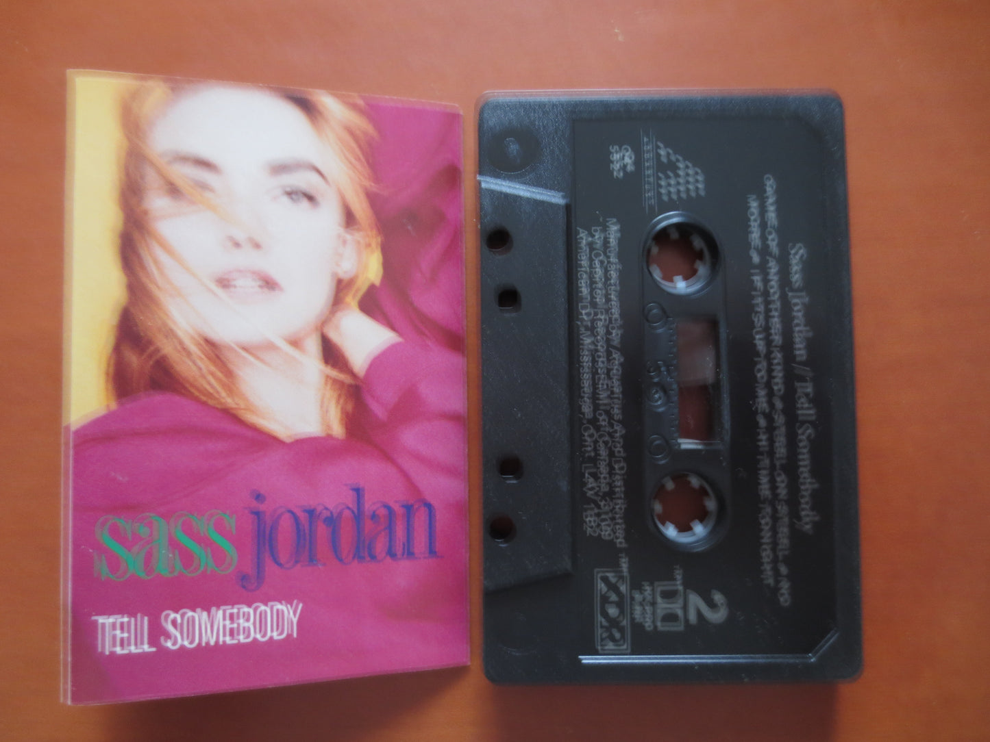 SASS JORDAN Tape, Tell Somebody, SASS Jordan Album, Sass Jordan Music, Sass Jordan Song, Tape Cassette, 1988 Cassette