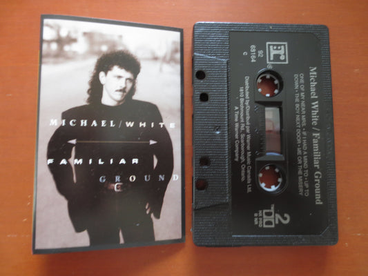 MICHAEL WHITE Tape, Familiar Ground Lp, MICHAEL White Album, Michael White Music, Tape Cassette, Cassette, 1992 Cassette