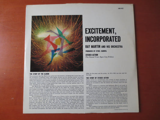 RAY MARTIN, EXCITEMENT Incorporated, Records, Ray Martin Records, Ray Martin Vinyl, Vinyl, Ray Martin Albums, 1961 Records