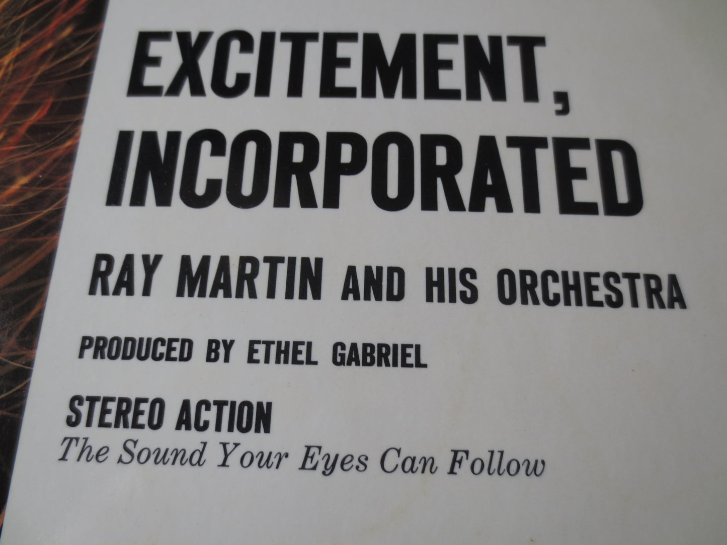 RAY MARTIN, EXCITEMENT Incorporated, Records, Ray Martin Records, Ray Martin Vinyl, Vinyl, Ray Martin Albums, 1961 Records