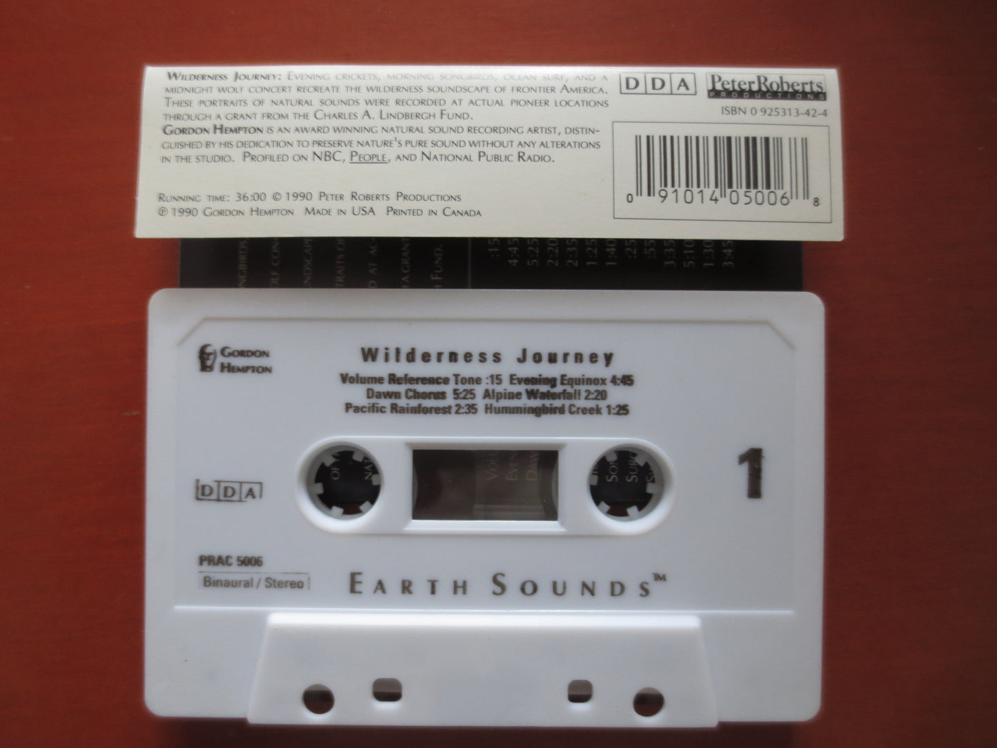 EARTH SOUNDS, EARTH Sounds Tape, Soundtrack Tape, Sound Effects Tape, Tape Cassette, Fx Lp, Effects Cassette, 1990 Cassette