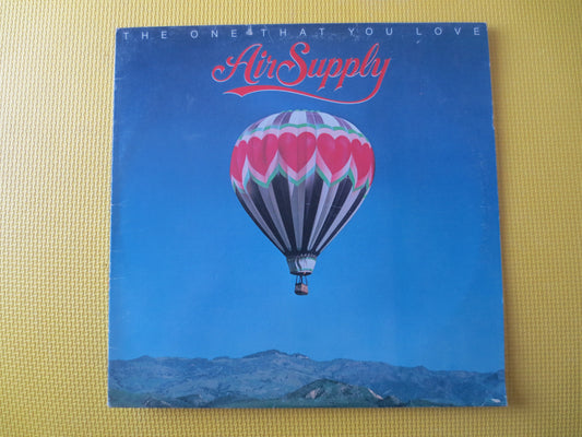 AIR SUPPLY, The One That You LOVE, Air Supply Record, Air Supply Album, Records, Vinyl Lps, Vinyl Record, lps, 1981 Records