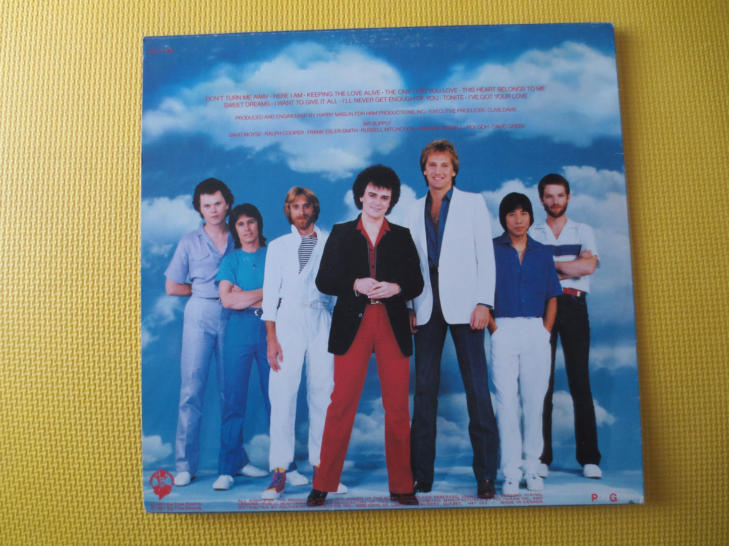 AIR SUPPLY, The One That You LOVE, Air Supply Record, Air Supply Album, Records, Vinyl Lps, Vinyl Record, lps, 1981 Records