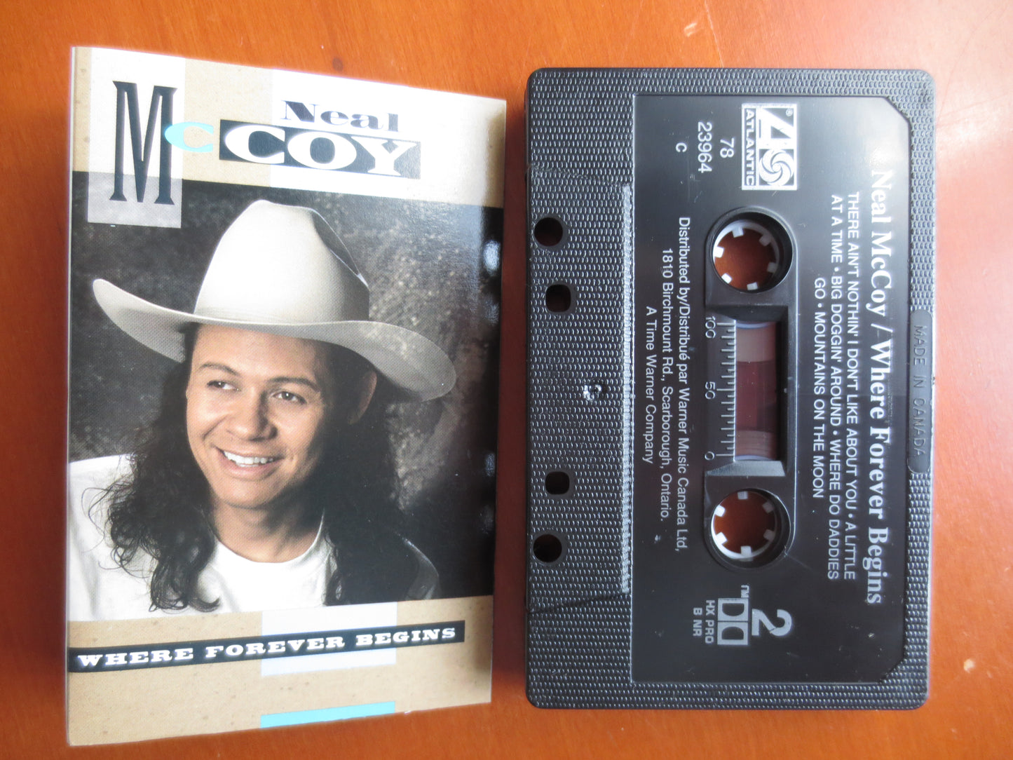NEAL McCOY, Where FOREVER Begins, Neal McCoy Tape, Neal McCoy Album, Neal McCoy Lp, Tape Cassette, Cassette, 1992 Cassette