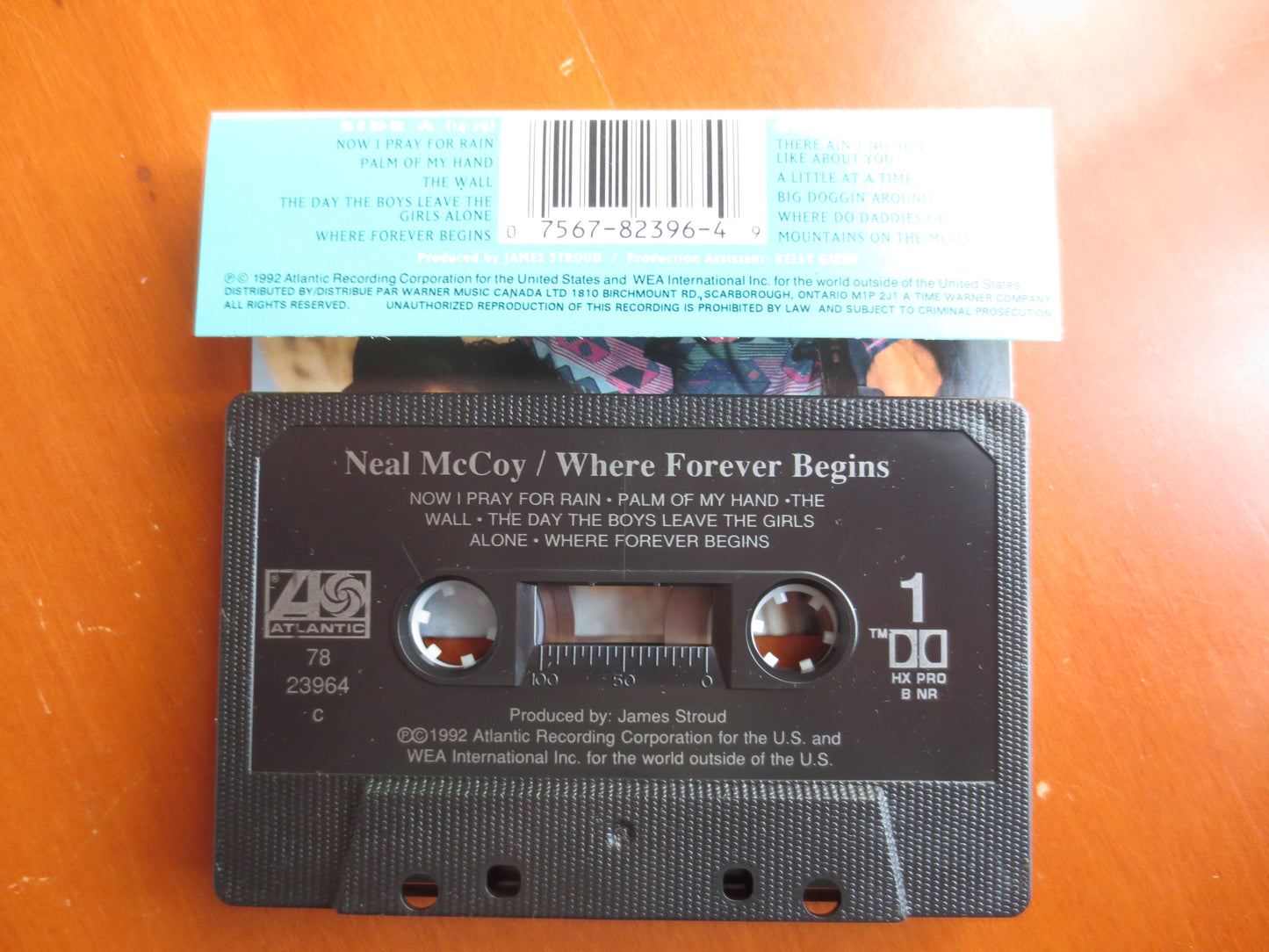 NEAL McCOY, Where FOREVER Begins, Neal McCoy Tape, Neal McCoy Album, Neal McCoy Lp, Tape Cassette, Cassette, 1992 Cassette