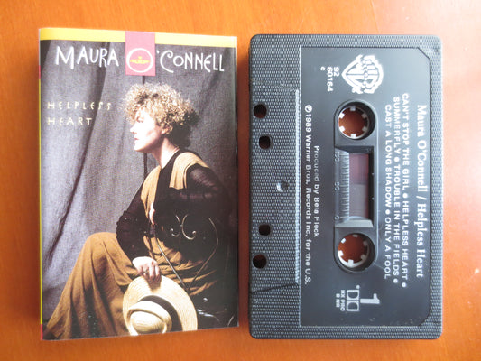 MAURA O'CONNELL Tape, Helpless HEART, Maura O'Connell, Folk Music, Folk Music Tape, Tape Cassette, Cassette, 1989 Cassette