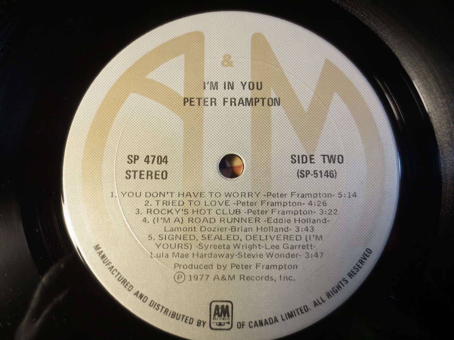 PETER FRAMPTON, I'm In YOU, Peter Frampton Album, Rock Records, Peter Frampton Lp, Vinyl Records, Vinyl Album, 1977 Records