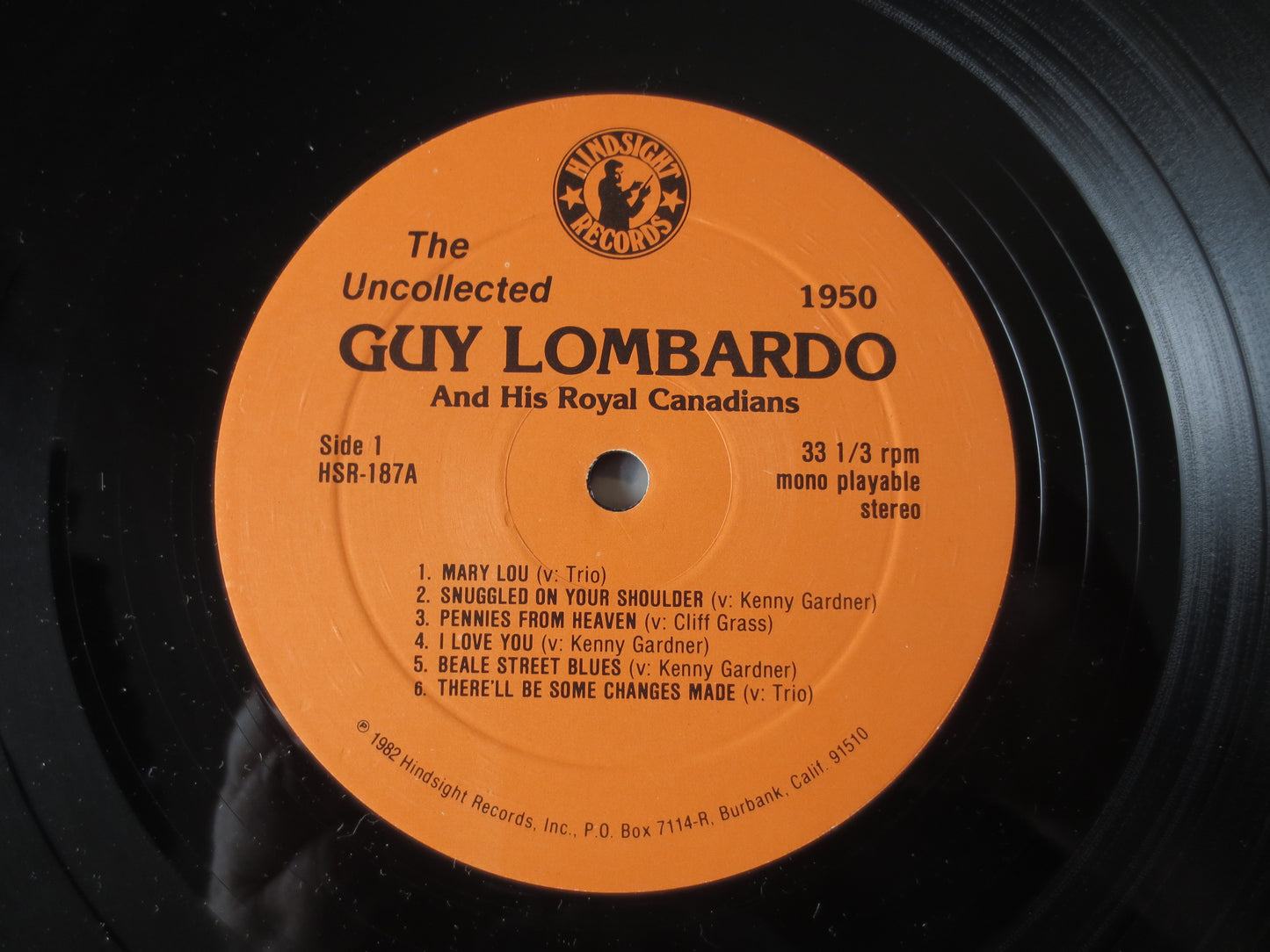 GUY LOMBARDO, The UNCOLLECTED, Guy Lombardo Records, Jazz Records, Record Vinyl, Guy Lombardo Albums, Vinyl, 1982 Records