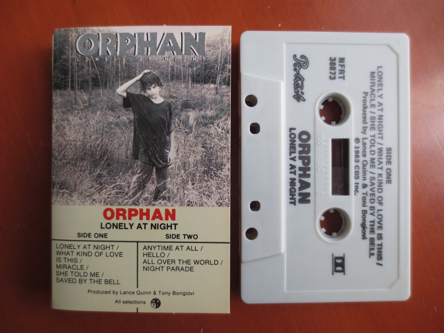 ORPHAN Tape, LONELY at NIGHT, Orphan Album, Orphan Music, Orphan Song, Tape Cassette, Music Tape, Cassette, 1983 Cassette