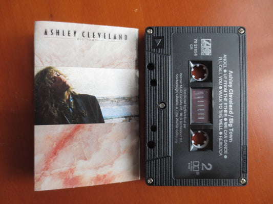 ASHLEY CLEVELAND, BIG Town, Ashley Cleveland Lp, Big Town Album, Blues Rock Music, Tape Cassette, Cassette, 1991 Cassette