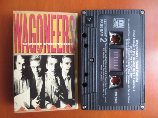 WAGONEERS Tape, GOOD Fortune Tape, WAGONEERS Album, Wagoneers Music, Wagoneers Song, Tape Cassette, Cassette, 1989 Cassette