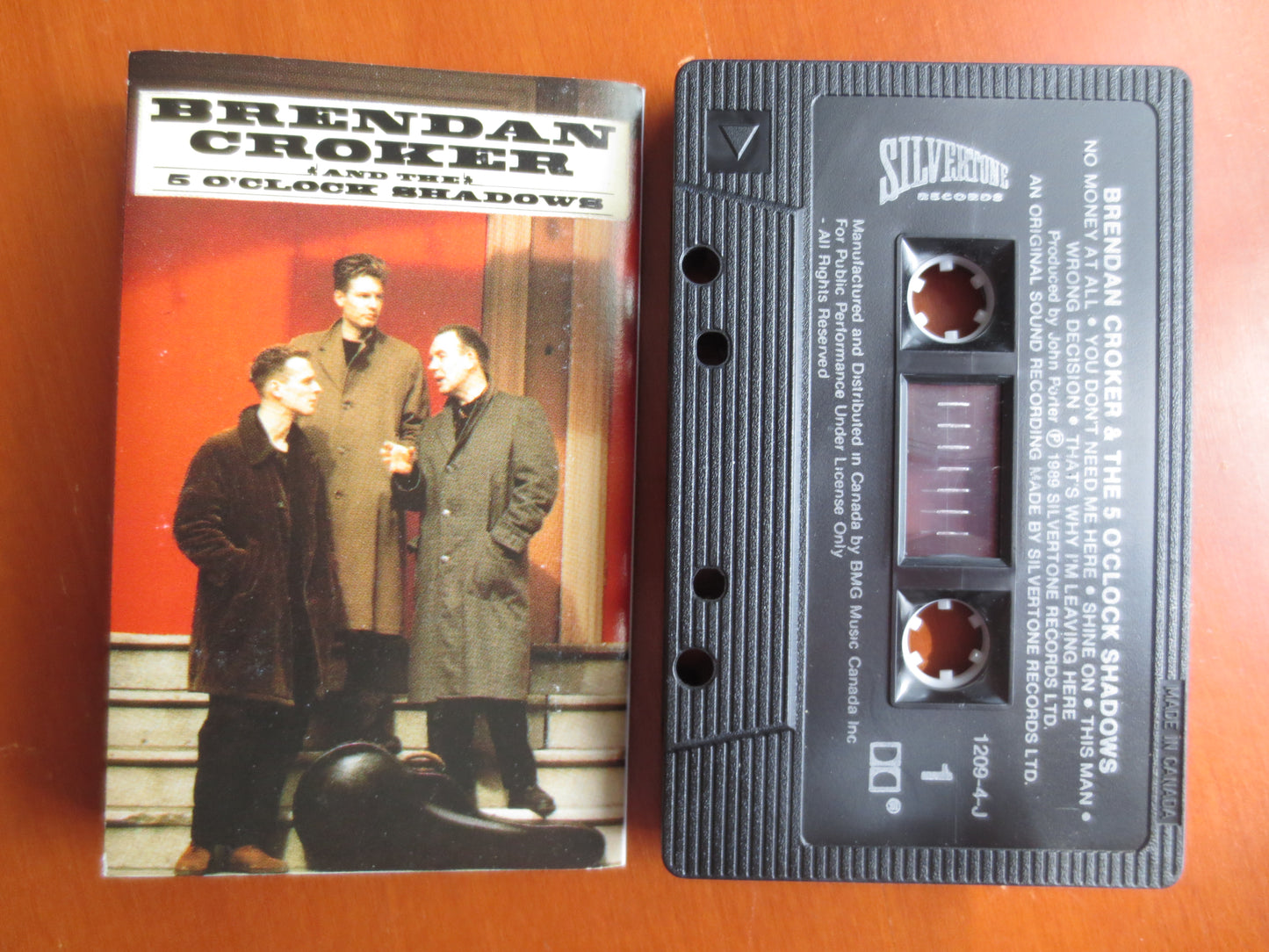 BRENDAN CROKER Tape, ROCK Tape, Brendan Croker Album, Rock Music Tape, Brendan Croker Lp, Tape Cassette, 1989 Cassette