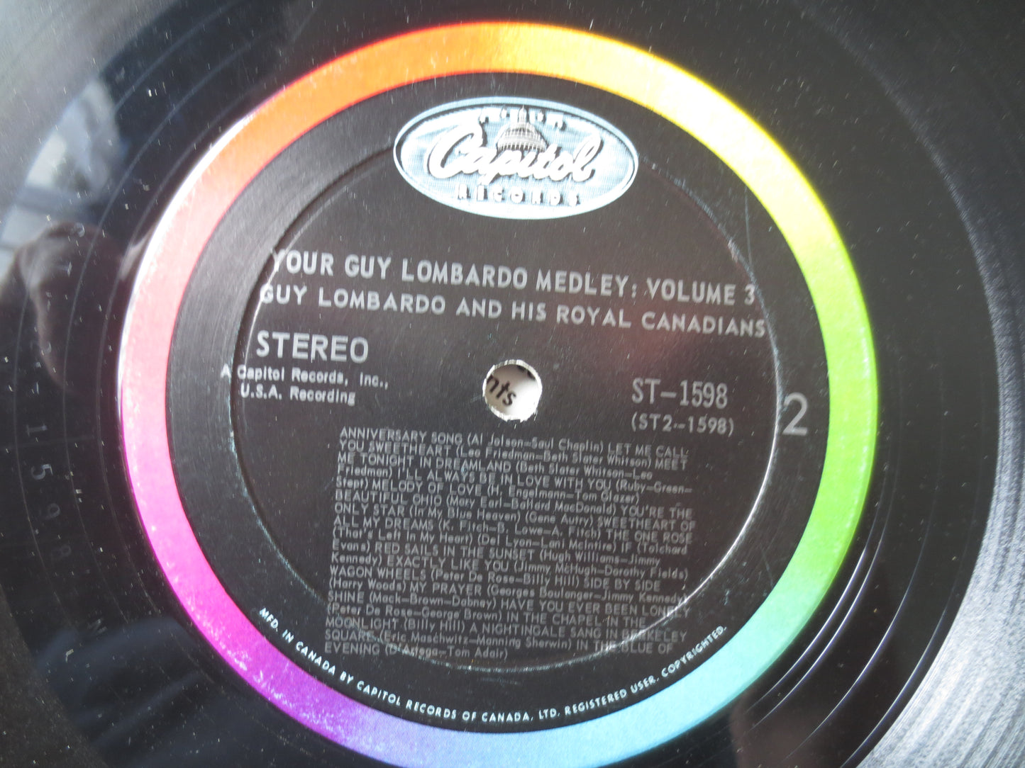 GUY LOMBARDO, Your MEDLEY Vol 3, Guy Lombardo Records, Jazz Records, Record Vinyl, Guy Lombardo Albums, Vinyl, 1961 Records