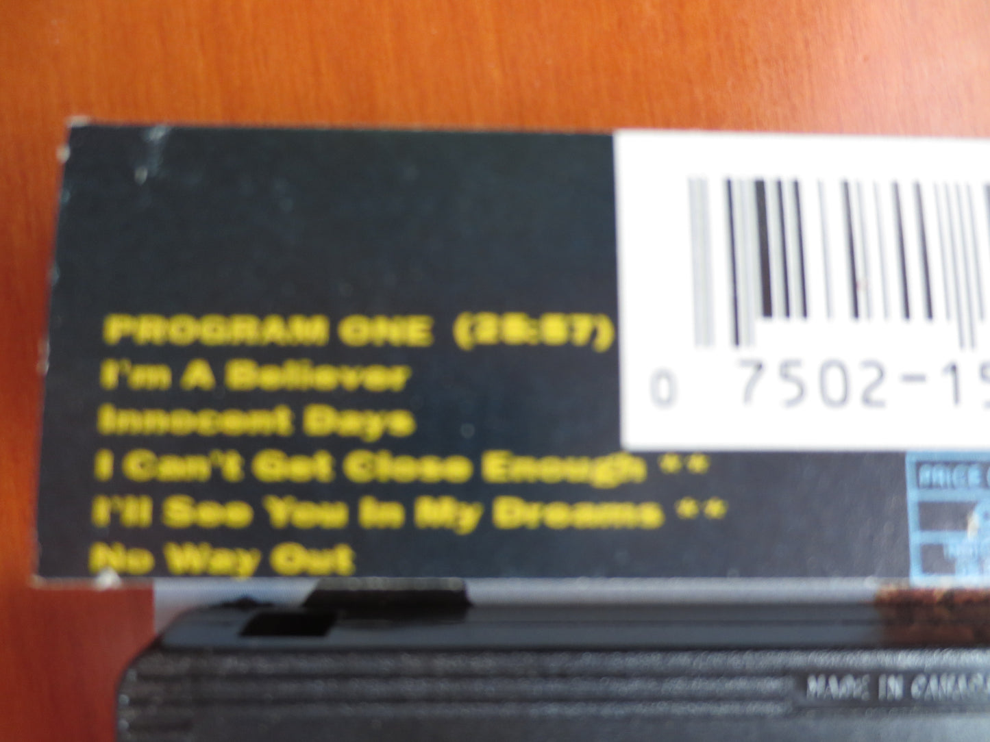 GIANT Tape, Last of the RUNAWAYS, GIANT Album, Giant Lp, Giant Music, Giant Song, Tape Cassette, Cassette, 1989 Cassette