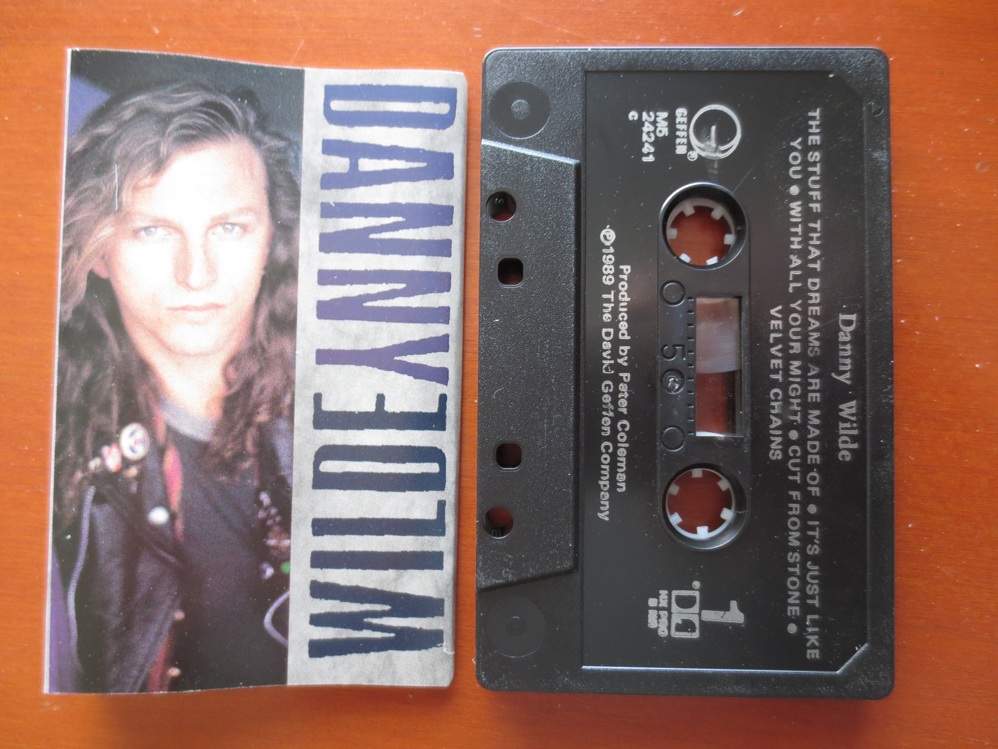 DANNY WILDE Tape, Danny WILDE, Danny Wilde Album, Danny Wilde Music, Danny Wilde Lp, Tape Cassette, Cassette, 1989 Cassette