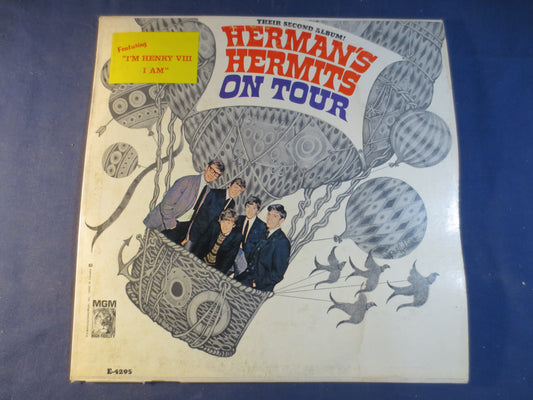 HERMAN'S HERMITS, On TOUR, Pop Records, Vintage Vinyl, Record Vinyl, Records, Vinyl Records, Vinyl Albums, Lp, 1965 Records