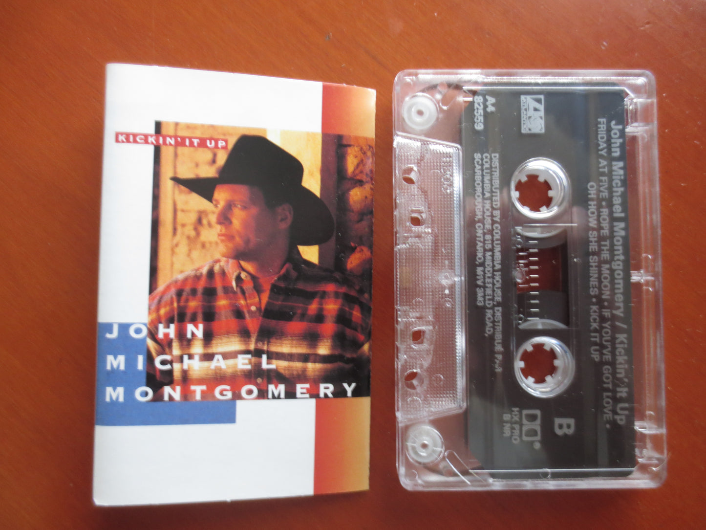 JOHN MICHAEL MONTGOMERY, Kickin' It Up Lp, Country Album, Country Music, Country Song, Tape Cassette, 1994 Cassette