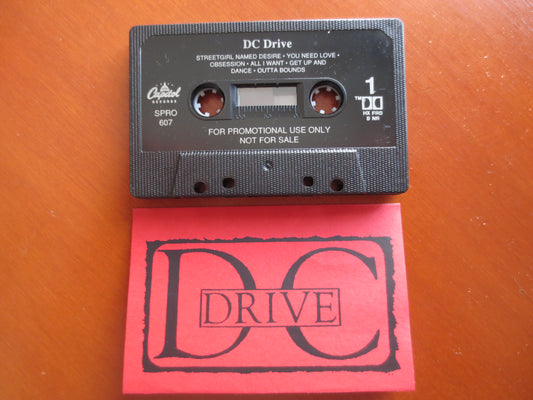 DC DRIVE, DC Drive Tape, Dc Drive Album, Dc Drive Music, Dc Drive Song, Rock Lp, Tape Cassette, Rock Cassette, 1992 Cassette