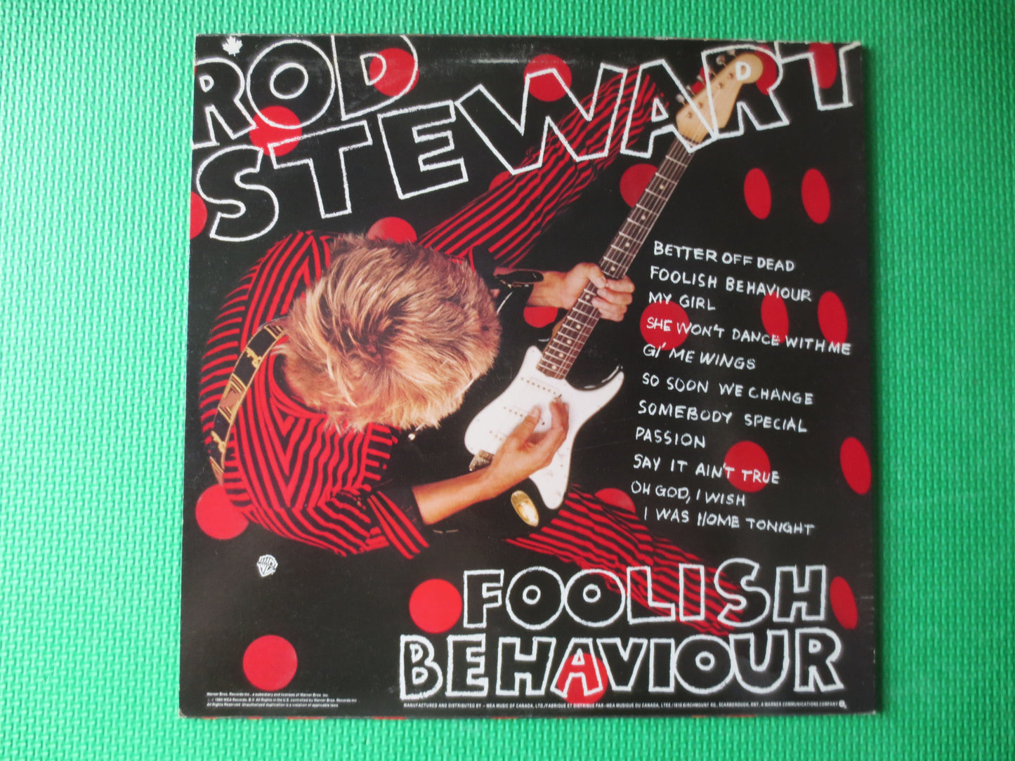 ROD STEWART, FOOLISH Behaviour, Rod Stewart Albums, Rod Stewart Vinyl, Rod Stewart Records, Lps, Vinyl Record, 1980 Records