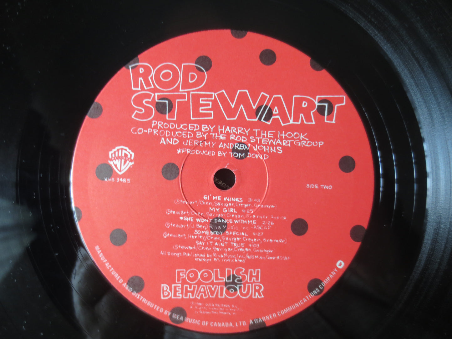 ROD STEWART, FOOLISH Behaviour, Rod Stewart Albums, Rod Stewart Vinyl, Rod Stewart Records, Lps, Vinyl Record, 1980 Records