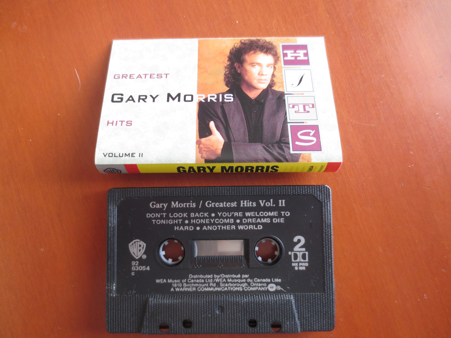 GARY MORRIS, GREATEST Hits Tape, Gary Morris Album, Gary Morris Music, Country Lp, Tape Cassette, Cassette, 1990 Cassette