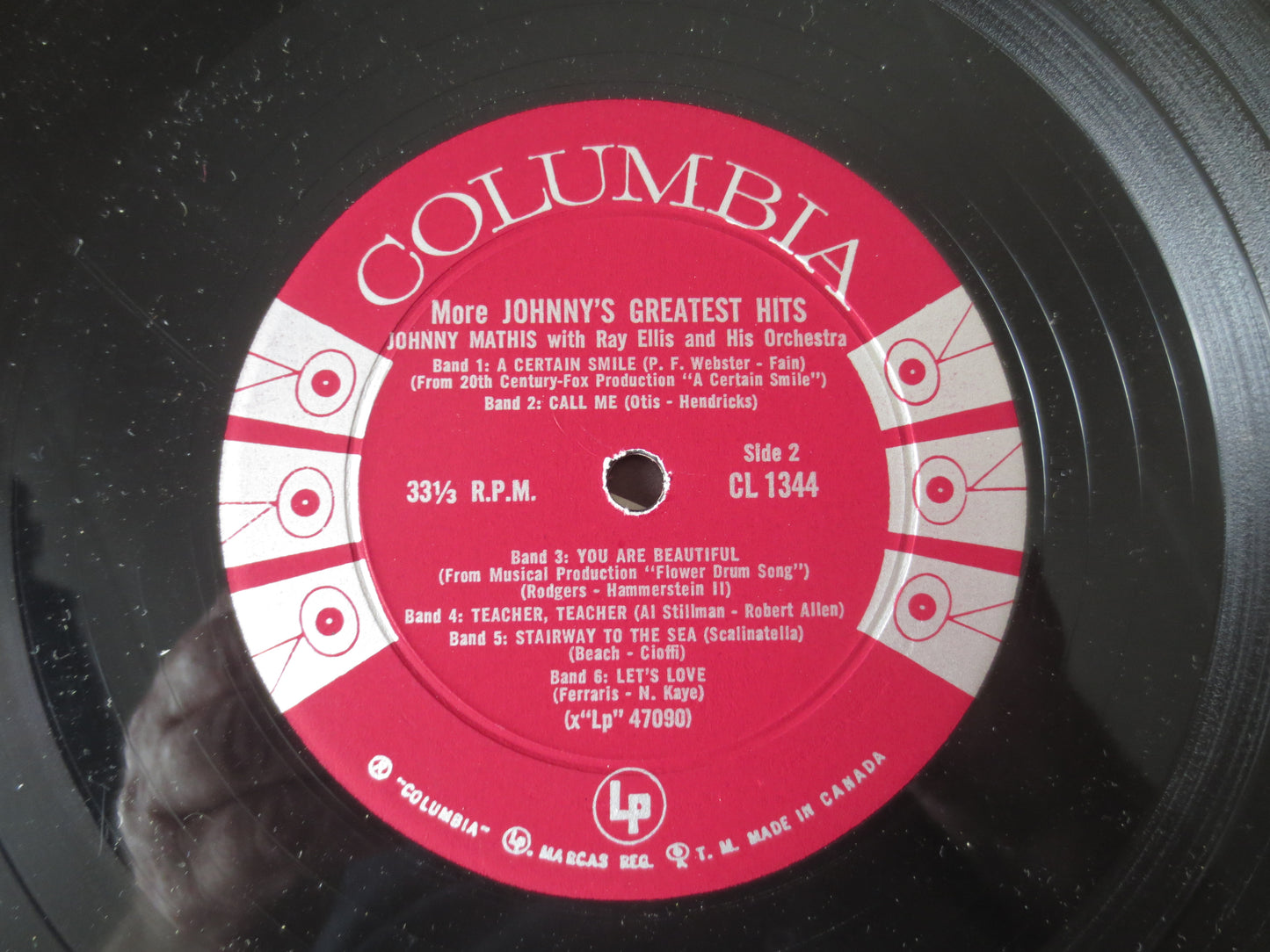 JOHNNY MATHIS, More GREATEST Hits, Johnny Mathis Record, Johnny Mathis Album, Johnny Mathis Vinyl, Vinyl Lps, 1959 Records