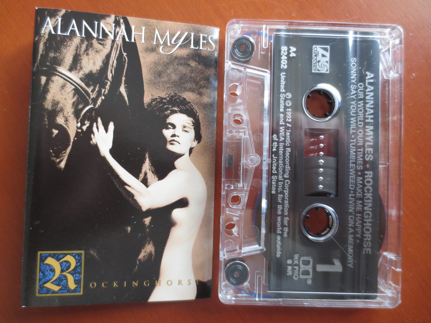 ALANNAH MYLES, ROCKINGHORSE, Alannah Myles Tape, Alannah Myles Album, Vintage Tapes, Tape Cassette, Cassette, 1992 Cassette