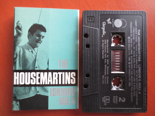 The HOUSEMARTINS, London 0 Album, HOUSEMARTINS Tape, HouseMartins Album, Tape Music, Tape Cassette, Cassette, 1986 Cassette