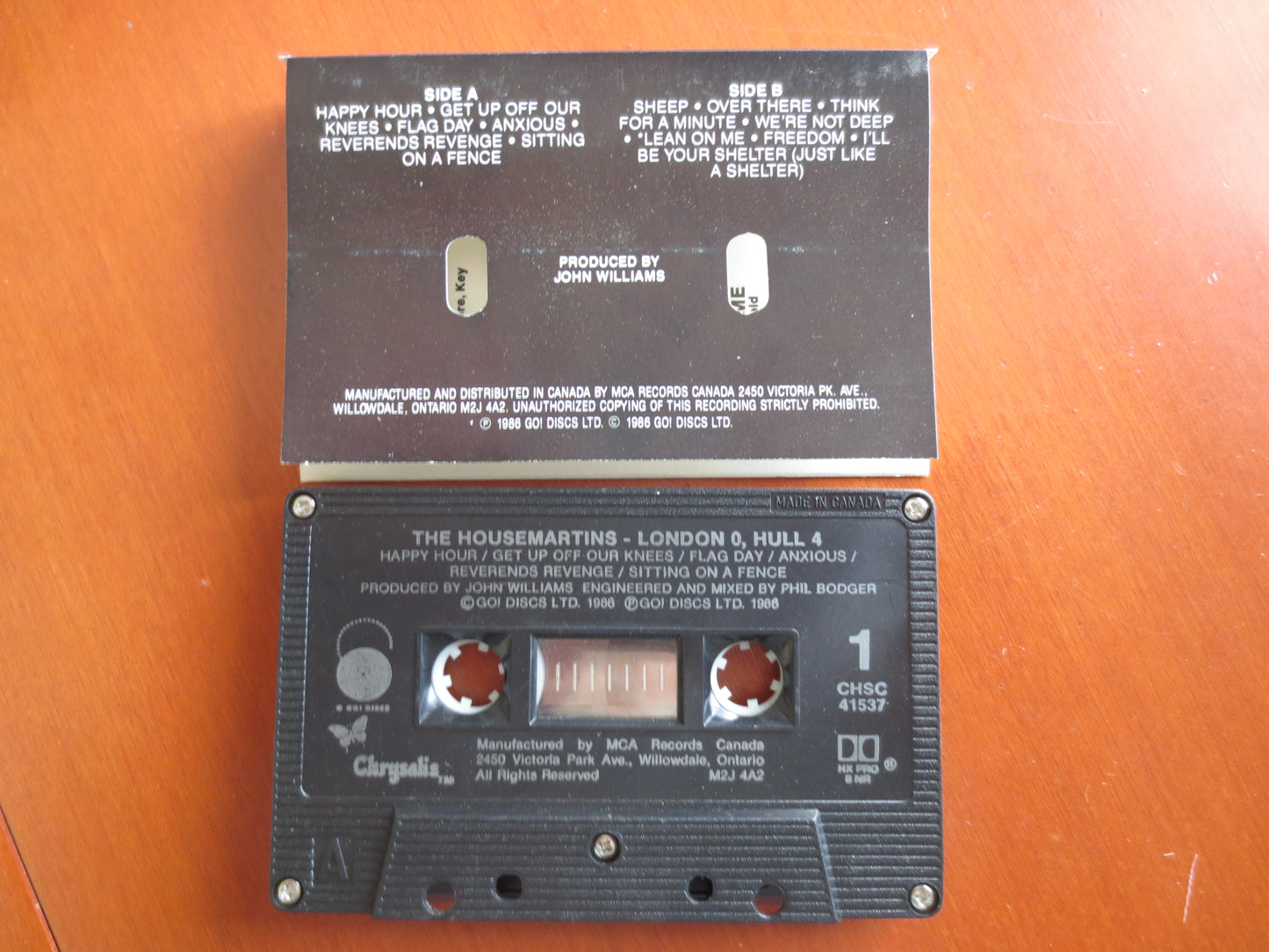 The HOUSEMARTINS, London 0 Album, HOUSEMARTINS Tape, HouseMartins Album, Tape Music, Tape Cassette, Cassette, 1986 Cassette