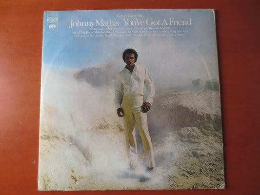 JOHNNY MATHIS, You've Got A FRIEND, Johnny Mathis Record, Johnny Mathis Album, Johnny Mathis Vinyl, Vinyl Lps, 1971 Records