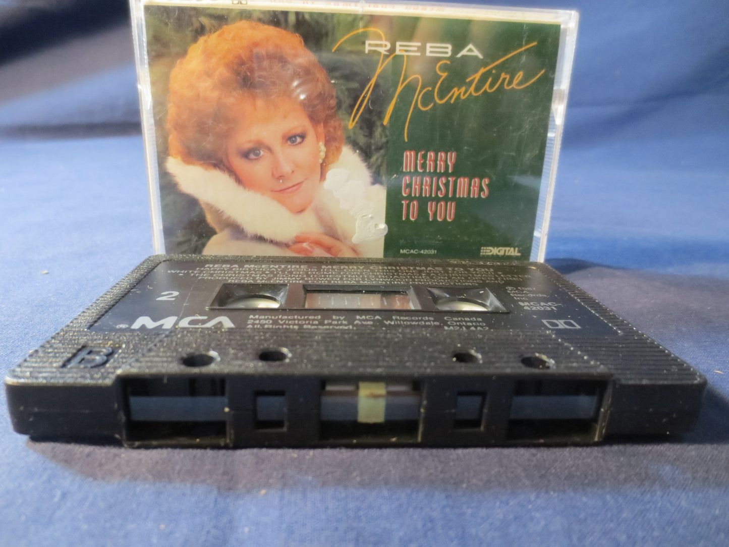 REBA McENTIRE Tape, CHRISTMAS Tape, Christmas Music, Christmas Song, Reba McEntire Album, Vintage Christmas, Tape Cassette