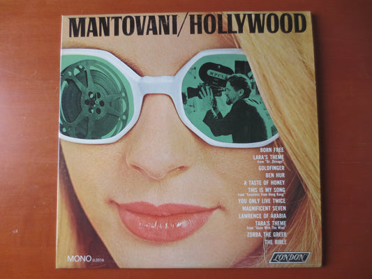 MANTOVANI, HOLLYWOOD, MANTOVANI Records, Vintage Vinyl, Record Vinyl, Mantovani Albums, Vinyl Albums, Vinyl, 1967 Records