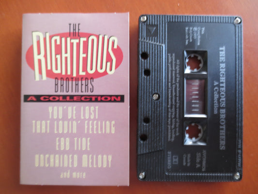 RIGHTEOUS BROTHERS, COLLECTION Hits Tape, Pop Album, Pop Music, Pop Song, Pop Lp, Tape Cassette, Cassette, 1993 Cassette