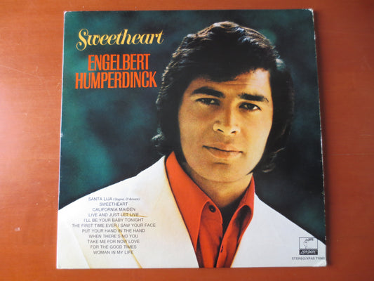 ENGELBERT HUMPERDINCK, SWEETHEART, Pop Records, Vintage Vinyl, Sweetheart Music, Vinyl Records, Vinyl Albums, 1971 Records