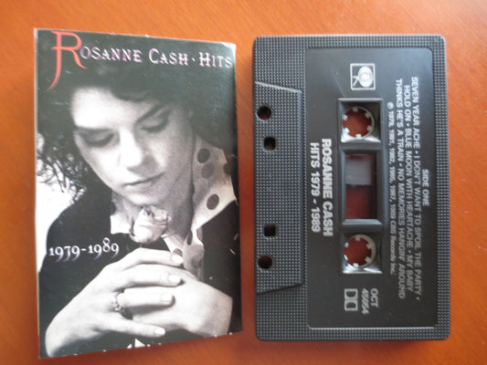 ROSANNE CASH, GREATEST Hits, Rosanne Cash Album, Rosanne Cash Lp, Vintage Tape, Cassette Tape, Country, 1989 Cassette Tape