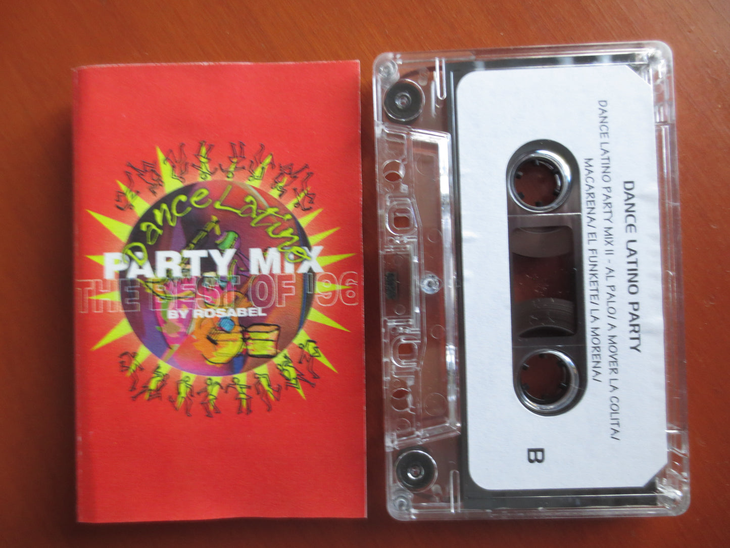 LATINO DANCE Tape, PARTY Mix Tape, Dance Latino Album, Latino Dance Music, Tape Cassette, Dance Cassette, 1996 Cassette