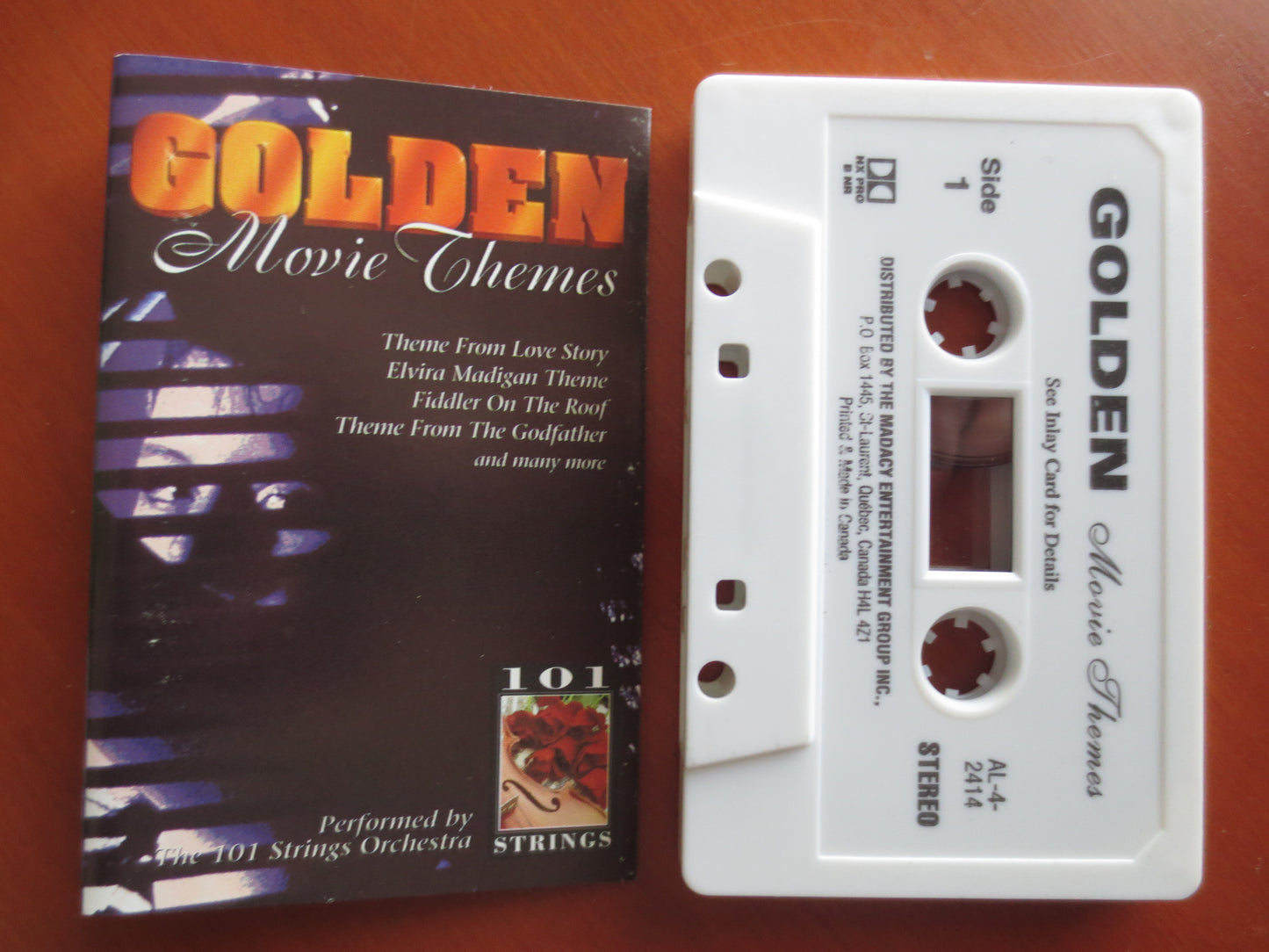 GOLDEN MOVIE THEMES, Movie Music Tape, Movie Music Album, Movie Music, Tape Cassette, Soundtrack Cassette, 1996 Cassette