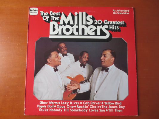 The MILLS BROTHERS, 20 GREATEST Hits, Jazz Records, Vintage Vinyl, Record Vinyl, Mills Brothers Lp, Vinyl Lps, 1977 Records