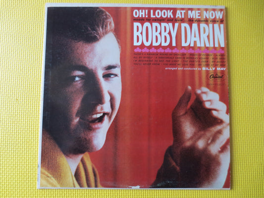 BOBBY DARIN, LOOK at Me Now, Bobby Darin Album, Bobby Darin Vinyl, Bobby Darin Lp, Vintage Vinyl, lps, Pop Lp, 1962 Records