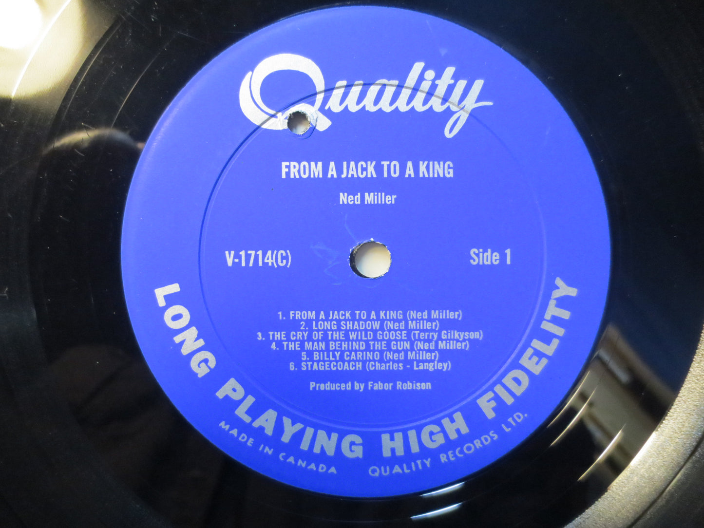 NED MILLER, From a JACK to a King, Ned Miller Record, Ned Miller Album, Ned Miller Lp, Ned Miller Vinyl, Vinyl, 1963 Record