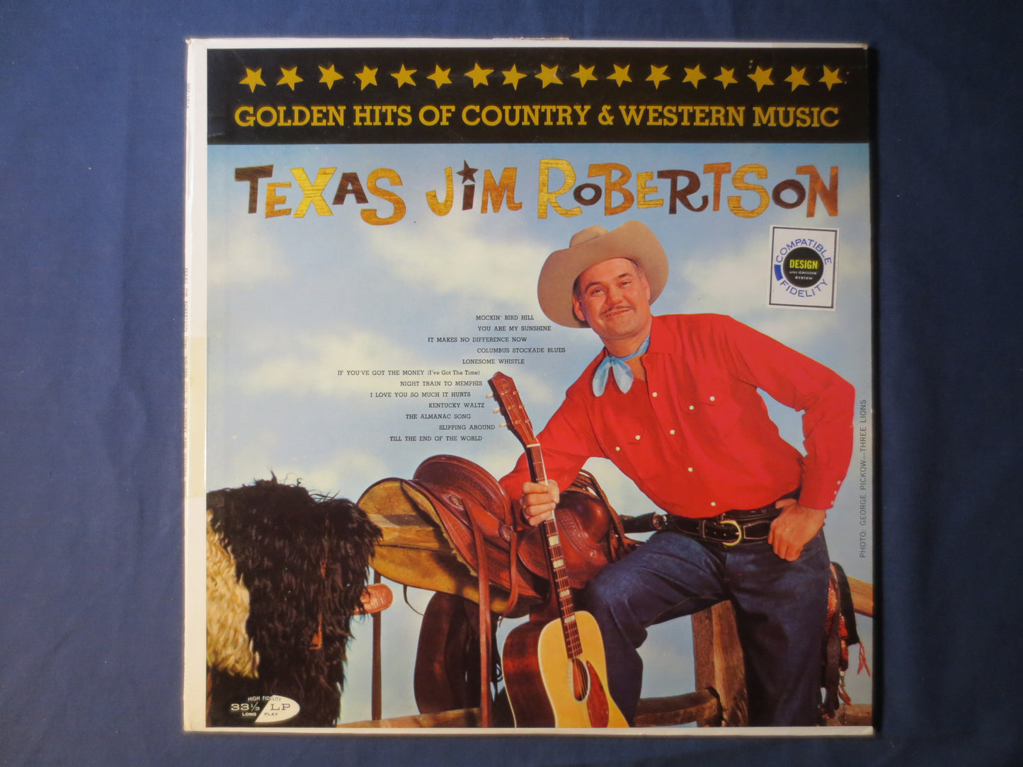 TEXAS JIM ROBERTSON, Jim Robertson Record, Country Record, Jim Robertson Album, Jim Robertson Vinyl, Vinyl, 1959 Records