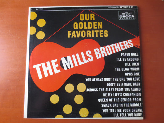 The MILLS BROTHERS, Our GOLDEN Favorites, Jazz Records, Vintage Vinyl, Record Vinyl, Mills Brothers Lp, Vinyl, 1972 Records