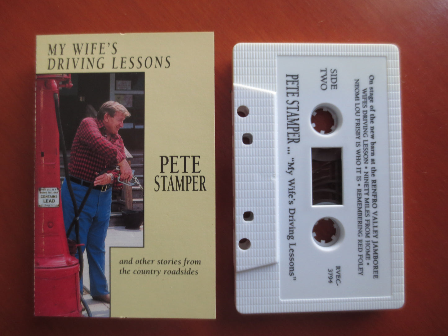 PETE STAMPER, My WIFE's Driving Lesson, Pete Stamper Tape,  Pete Stamper Album, Tape Cassette, Cassette, Comedy Cassette